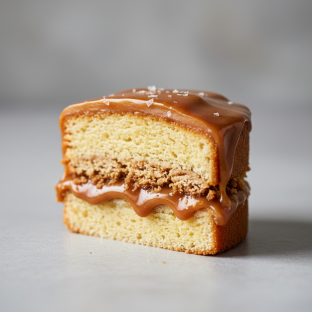 Salted Caramel Crunch Cake