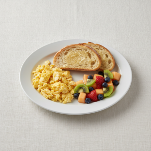 El Continental with Scrambled Eggs El Continental with Scrambled Eggs