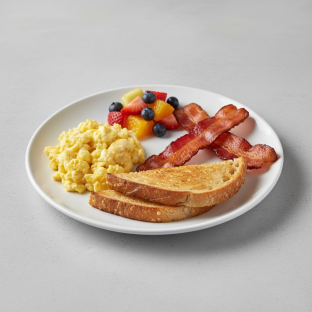 El Continental with Scrambled Eggs and Bacon El Continental with Scrambled Eggs and Bacon