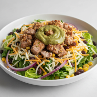 Garlic Lime Roasted Pork Salad