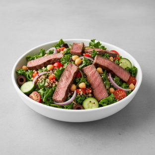 Sirloin Quinoa and Kale Salad