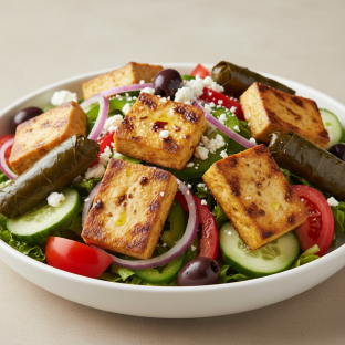 Greek Salad with Tofu Greek Salad with Tofu