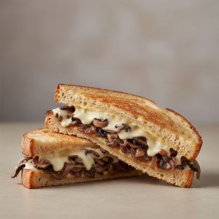 Truffle Mushroom, Gruyère & Caramelized Onion Melt Truffle Mushroom, Gruyère & Caramelized Onion Melt