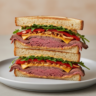 Manhattan Roast Beef Sandwich Manhattan Roast Beef Sandwich