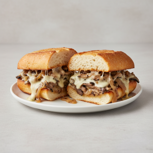 Truffle Mushroom, Gruyère & Caramelized Onion Melt Truffle Mushroom, Gruyère & Caramelized Onion Melt