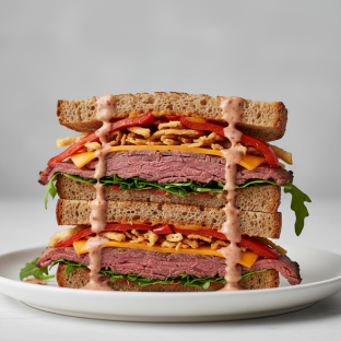 Manhattan Roast Beef Sandwich Manhattan Roast Beef Sandwich