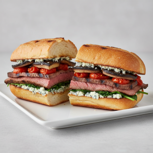 Grilled Flank Steak Sandwich Grilled Flank Steak Sandwich