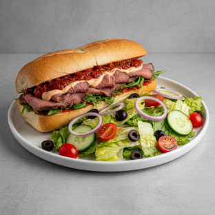 Gourmet Roast Beef with Chef Salad Gourmet Roast Beef with Chef Salad