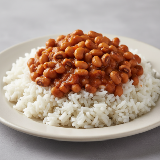 Black Eyed Peas & Rice