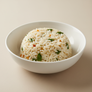 Italian Rice with Basil Salad