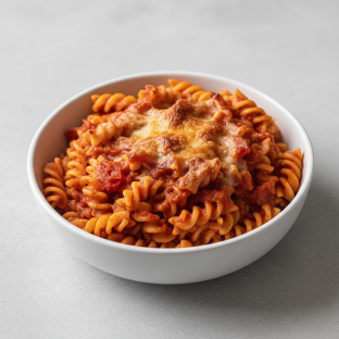 Baked Pasta Marinara with Trottole
