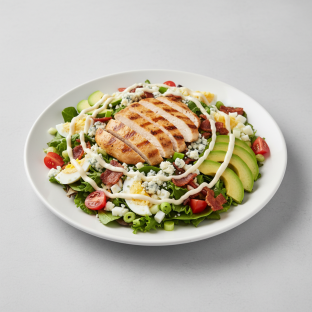 Cobb Salad with Creamy Garlic Dressing