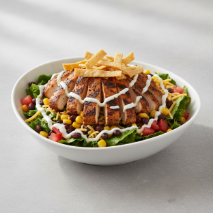 Southwest Blackened Chicken Salad with Ranch Dressing