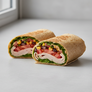 Southwest Turkey in Wheat Wrap