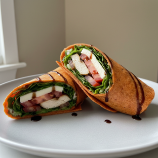 Chicken BMT in Sun-Dried Tomato Wrap