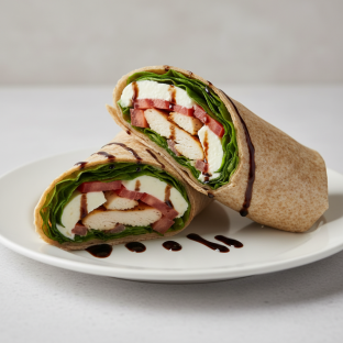 Chicken BMT in Wheat Wrap