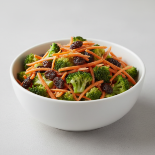 Broccoli Carrot Raisin Salad