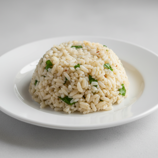 Italian Rice with Basil Salad