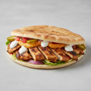 Chicken Shawarma Pita Wrap