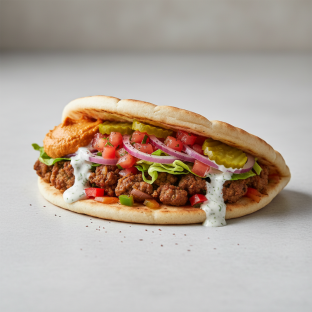 Signature Lamb Kebab Pita Wrap