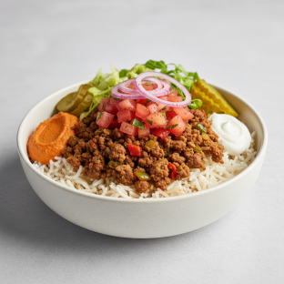 Signature Lamb Kebab Rice Bowl