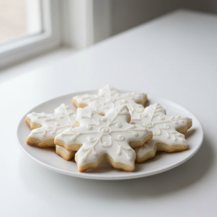 Snowflake Cookies Snowflake Cookies