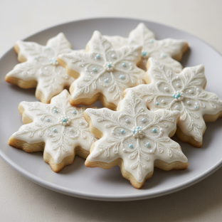 Snowflake Cookies Snowflake Cookies