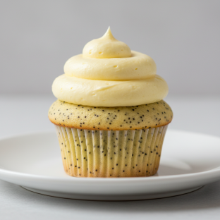 Vegan and Gluten Free Lemon Poppyseed Cupcake Vegan and Gluten Free Lemon Poppyseed Cupcake