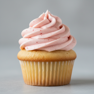 Vegan and Gluten Free Vanilla Cupcake with Strawberry Frosting Vegan and Gluten Free Vanilla Cupcake with Strawberry Frosting