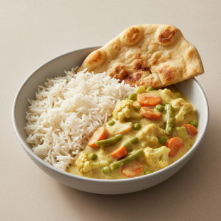 Vegetable Korma Bowl