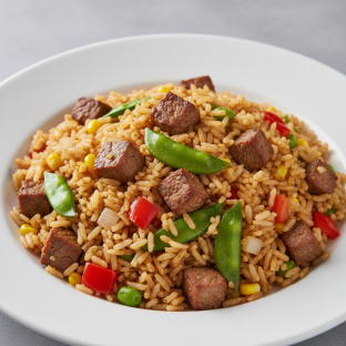 Vegan Steak Fried Rice