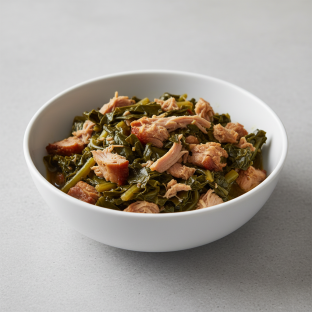 Collard Greens with Smoked Turkey