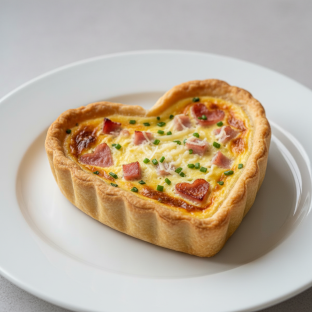 Valentine's Lorraine Quiche