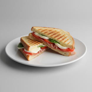 Caprese Panini with Prosciutto