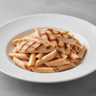 Penne with Vodka Sauce and Grilled Chicken