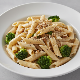 Penne with Gorgonzola Sauce and Broccoli