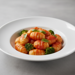Gnocchi with Pomodoro Sauce and Broccoli