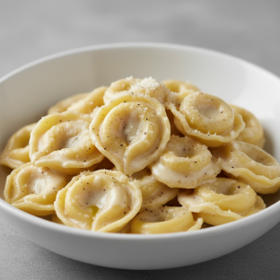 Cheese Tortellini with Alfredo Sauce
