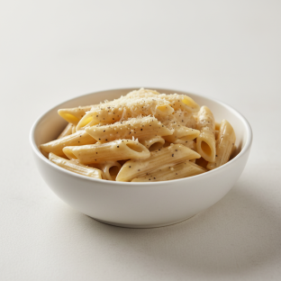 Gluten Free Penne with Alfredo Sauce