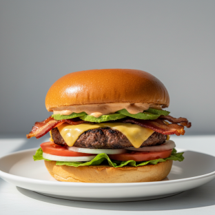 California BLTA Deluxe Burger