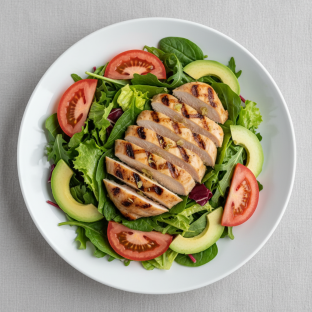 Grilled Lemongrass Chicken Salad