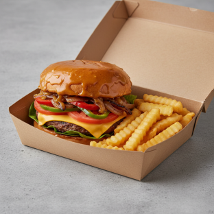 Crazy Curry Burger Box