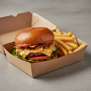 Hot Garlic Burger Box