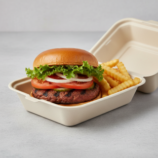 Classic Vegan Veggie Burger Box