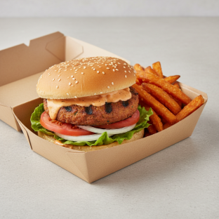 Lettuce Wrap Veggie Burger Box