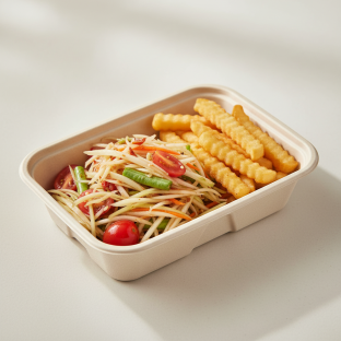 Papaya Salad Box with Fries