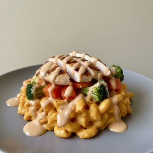 Spicy Thai Monster Mac with Grilled Chicken (Monster Cheese Base)