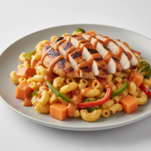 Spicy Thai Monster Mac with Grilled Chicken (Garlic Butter Base)