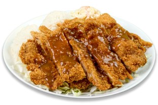 Chicken Cutlet with Gravy Plate