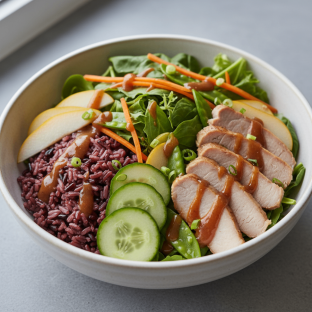 Nut-Free Pork Shoulder 50-50 Bowl with Tamarind Sauce (No Cashews)